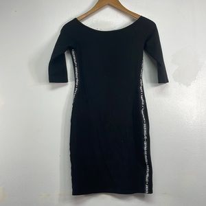 city streets black body con dress